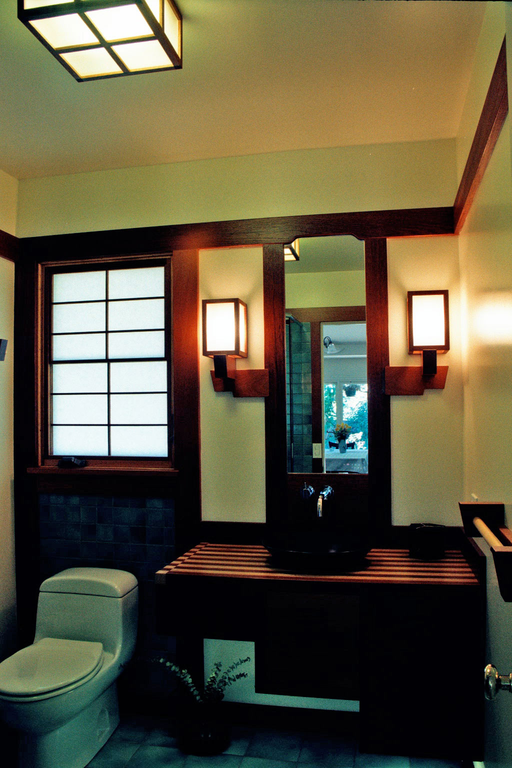 Japan Inspired Powder Room